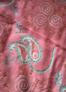 Pink Embroidered Kurti