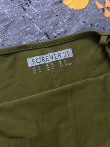 Forever 21 Green Camisole Top- Worn Once- SizeM