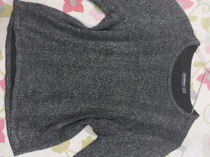 Sparkly Grey Top