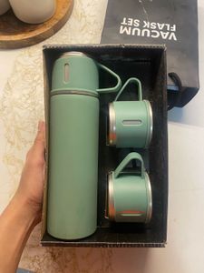 flask and cups set