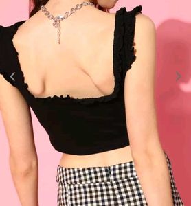 Black Crop Top