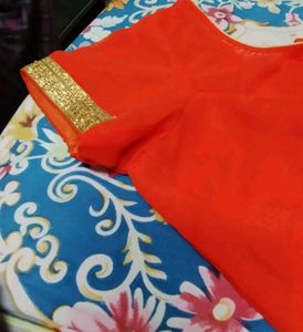 Saree With Blouse 😍
