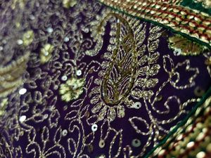 Full Zari Workh Saree 😍. Purple 💜 Very Nice 👍