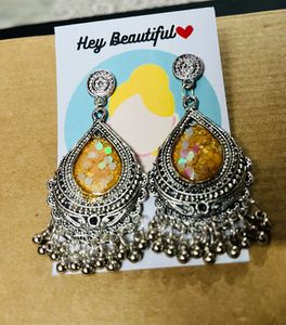 Resin Fancy Party Wear Earrings