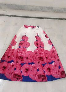Floral Print Ethnic Skirt