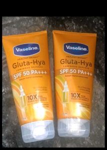 Vaseline Sunscreen Lotion combo of 2
