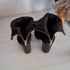 Black Suede Ankle Boots