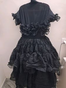 Black Ball Gown Wednesday Replica 😍 Jenna Ortage