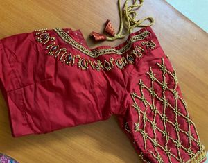 ❤️Red Embroidered Blouse❤️