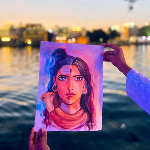 Ardhanarishvara Artwork