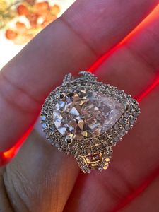 High Quality Ice Cracked Diamond Ring