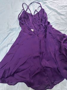 Satin Flare Dress