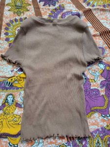 Zudio Ribbed Crop Top