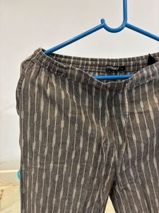 Striped Casual Cotton Pants