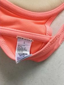 L Chic Coral Strapless Bra - Like New(old navy)