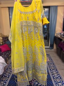 Yellow Embroidered Kurta Set