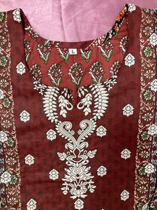Pakistani Suit Set With Dupatta And Plazzo
