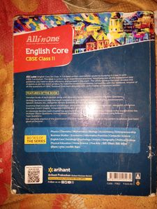 All in One English Core Book For Class 11th