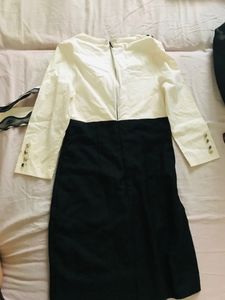 White And Black elegant dress