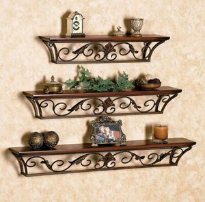 WALL DECOR IRON RACKS
