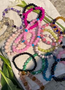 Colorful Beaded Bracelet Stack