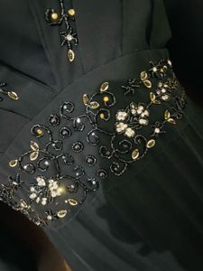 Black Embellished Maxi Dress