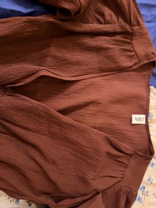 Brown Zara Top