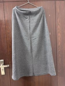 ZARA Grey Knit Skirt