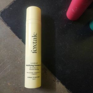 Foxtale Brand Cleanser And Mattifying Sunscreen