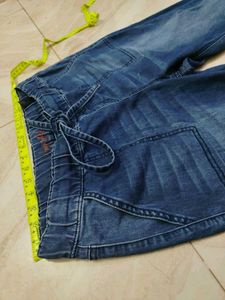 Denim Jogger Pants