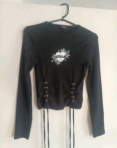Black Long Sleeve Top