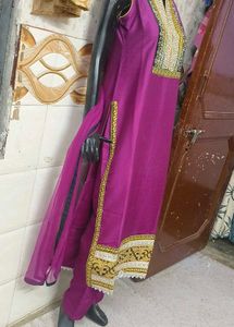 New Purpel Indan Outfit Kurta Set Long