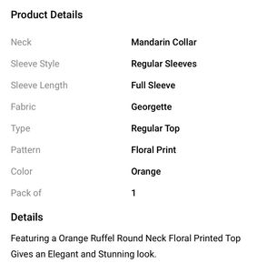 Floral Top L Size