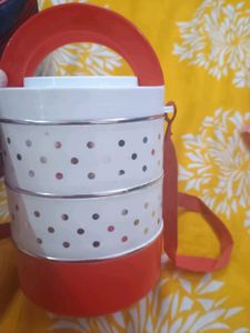 New Unused 3 Piece Tiffin