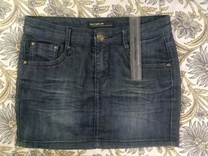 Dark Blue Short Skirt
