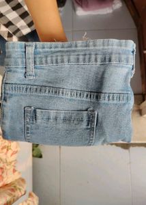 Light Wash Denim Shorts