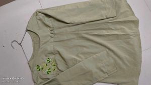 Maroon &amp; Olive Top