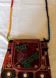 Radhe Krishna Sling Bag
