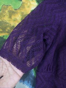 Very Elegant 😻 Voilet Colour Tops It&#39;s Amazing