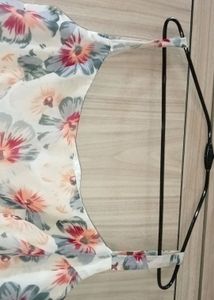 Off White Stylish Long Kurti