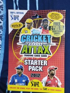 2012 Topps Cricket Attax Starter Pack(Qty-5)