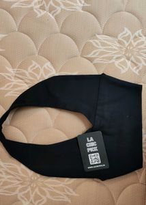 Sophia Black Halter Neck Crop Top