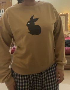 Rabbit Print Sweatshirt