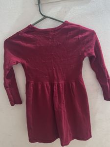 Cute Maroon Dress