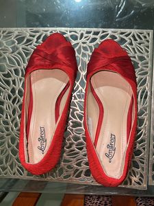 Amazing Party Wear Red Wedges EU39