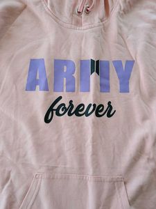 BTS Army Forever Pink Hoodie