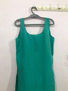 Georgette kurtha along with the inner top 💚