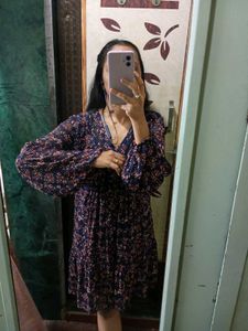 Floral Print Mini Dress