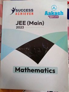 Aakash Jee Mathematics Sucess Achiever