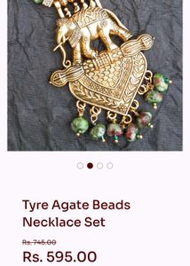 Elephant Oxidized Copper Stylish Jewellery Set